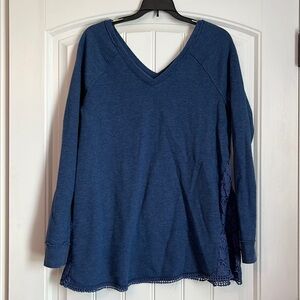 True Craft Top with Lace Accents